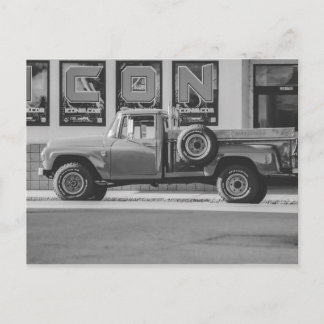 Postal Reimpresión fotográfica de camioneta pickup americ