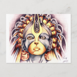 Postal Reina africana