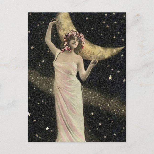 Postal Reina celestial del drama (Anverso)