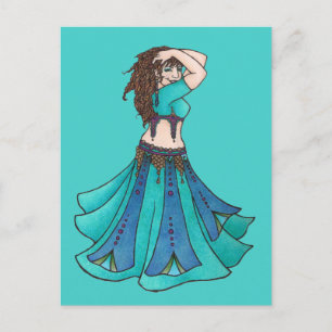 Postal Reina de Beledi Bailarina del Vientre