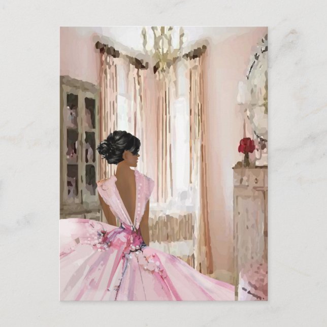 Postal Reina de belleza (Anverso)