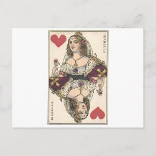 POSTAL REINA DE CORAZONES - ISABELLA
