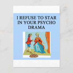 Postal reina de drama psicofísico