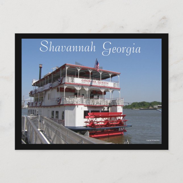 Postal Reina de Georgia (Anverso)