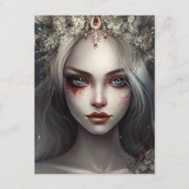 Postal Reina de hadas de invierno