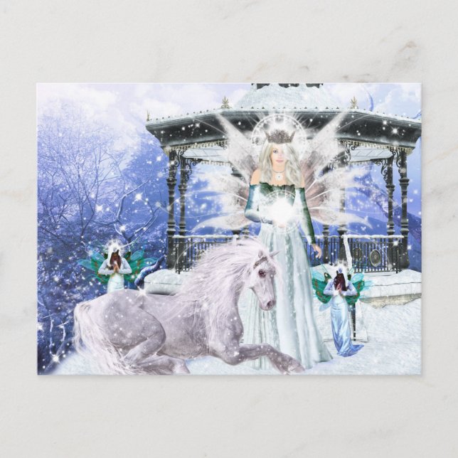 Postal Reina de hielo (Anverso)