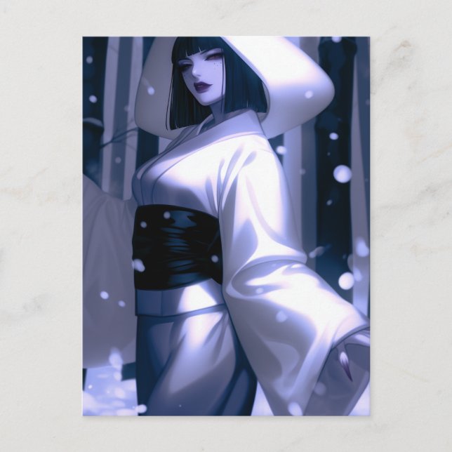 Postal Reina de hielo (Anverso)