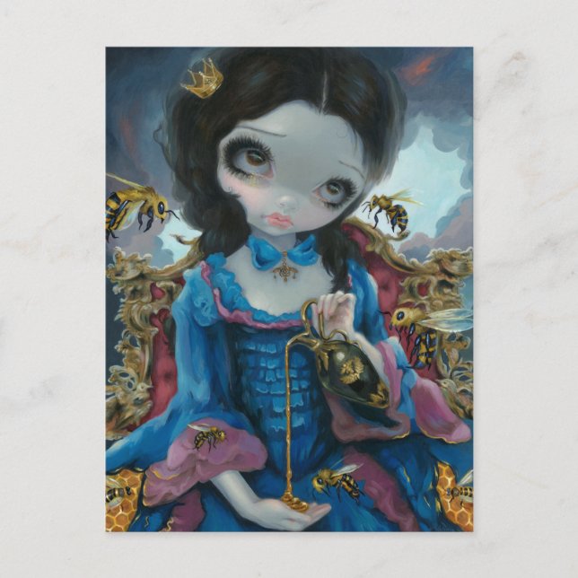Postal "Reina de las abejas" (Anverso)