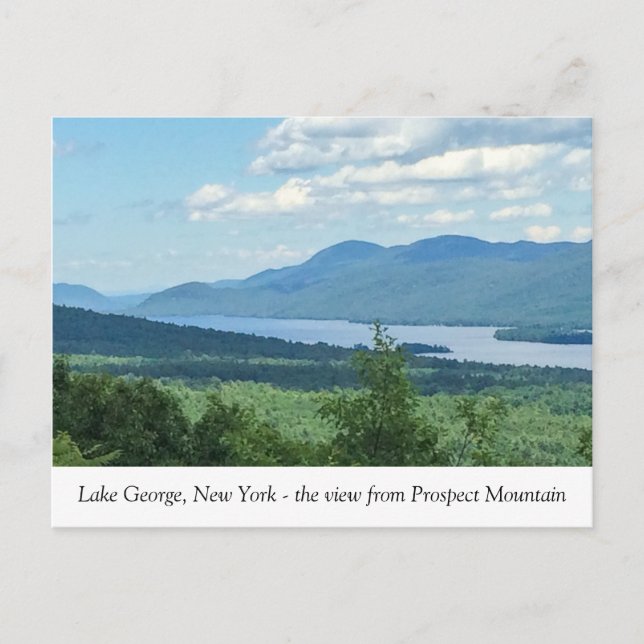 Postal Reina de los lagos americanos (Anverso)