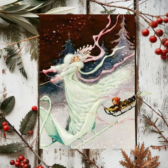 Postal Reina de nieve virgen Rudolf Koivu (Subido por el creador)