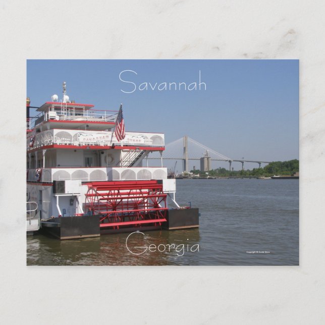 Postal Reina de Savannah (Anverso)