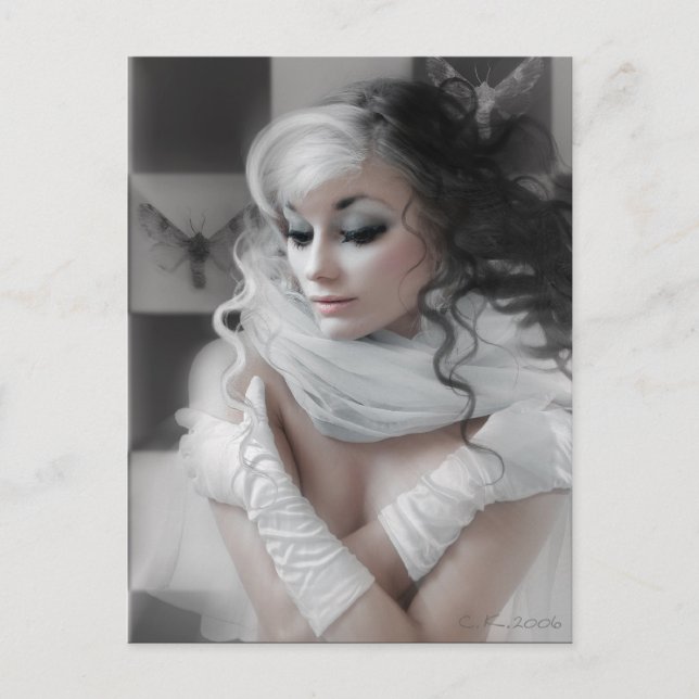 Postal Reina del ajedrez (Anverso)