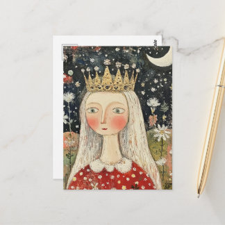Postal Reina del Arte Popular Adorable