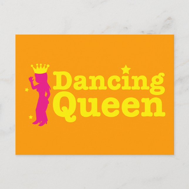 Postal Reina del baile (Anverso)