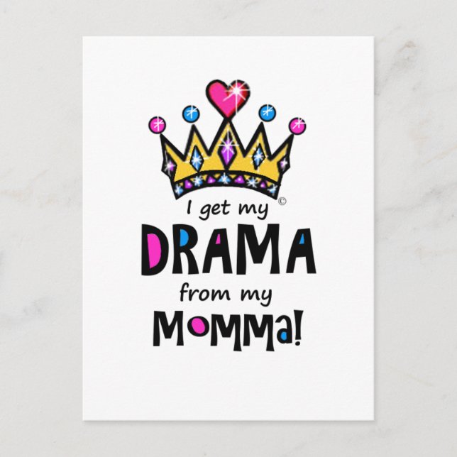 Postal Reina del drama (Anverso)