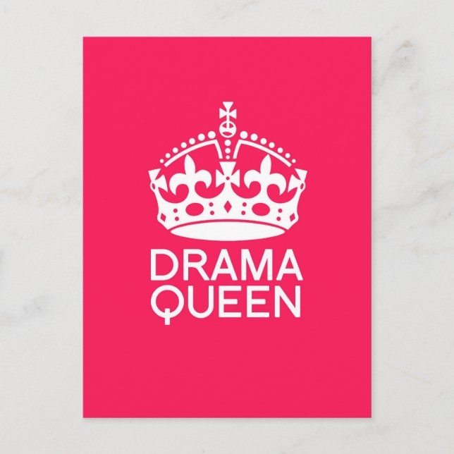 Postal Reina del drama (Anverso)