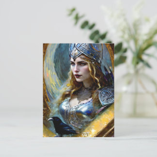 Postal Reina del guerrero celta