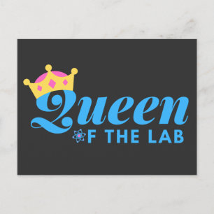 Postal Reina del laboratorio - Técnica médica de laborato