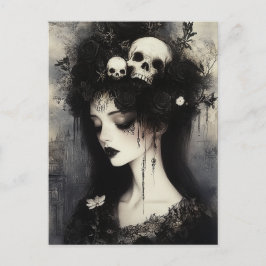 Postal Reina del submundo de los teléfonos celulares blan