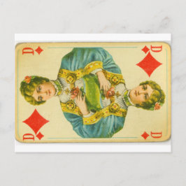 Postal Reina del Victorian de diamantes