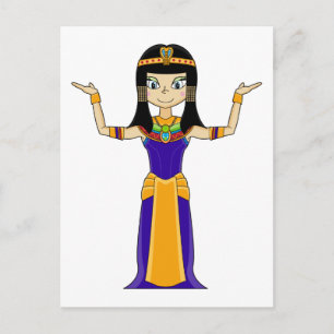 Postal Reina egipcia Cleopatra