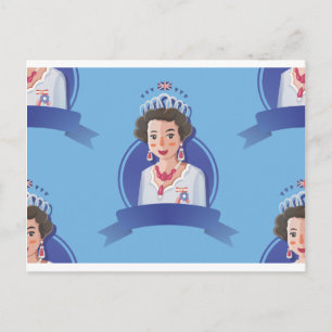 Postal reina elizabeth 2