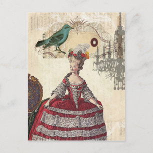 Postal Reina francesa de candelier de París Marie Antoine