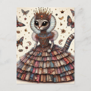 Postal Reina Gata Adorable