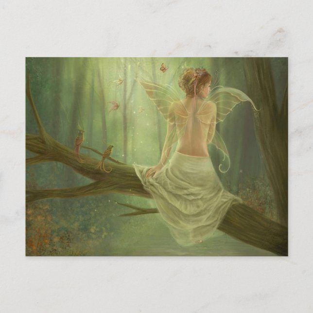 Postal Reina Hada Mariposa (Anverso)