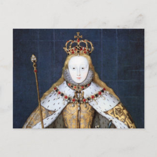 Postal Reina Isabel I: Coronación