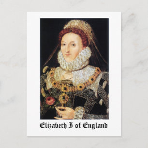 Postal Reina Isabel I de Inglaterra