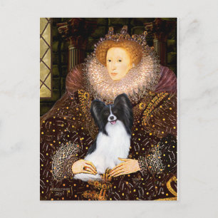 Postal Reina Isabel I - Papillon 1