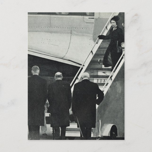 Postal Reina Isabel II como reina (Anverso)