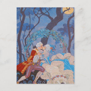 Postal Reina María Antonieta de la Placa de Beso Fahion ~