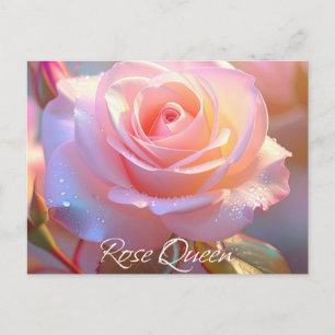 Postal Reina Rosa (edición iridiscente)