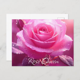 Postal Reina Rosa (edición rosa)