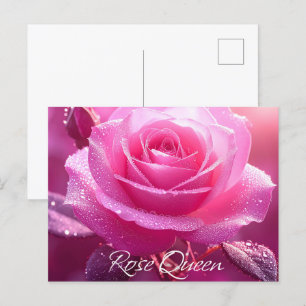 Postal Reina Rosa (edición rosa)