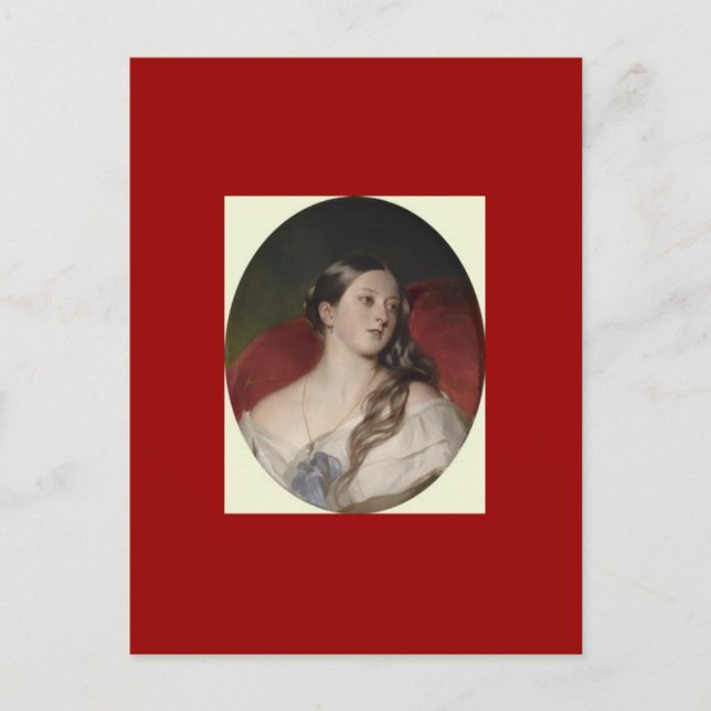 Postal Reina Victoria (Anverso)