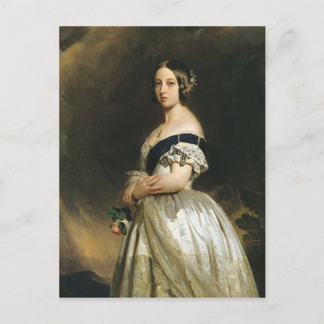 Postal Reina Victoria 1842 (Anverso)