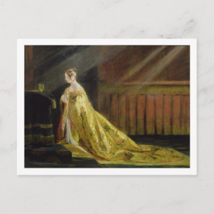 Postal Reina Victoria en su robo de coronación, 1838 (pet