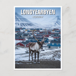 Postal Reindeer Longyearbyen Svalbard Noruega