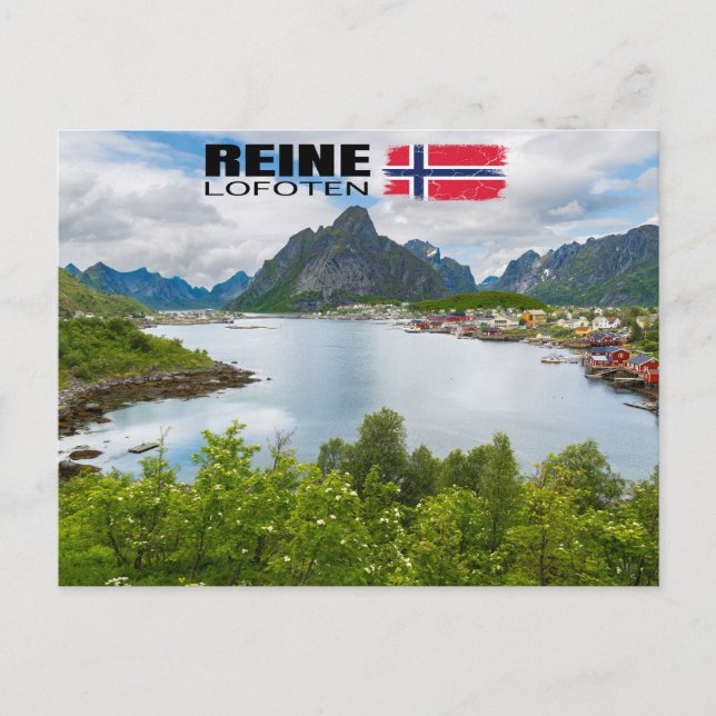 Postal Reine auf den Lofoten (Anverso)