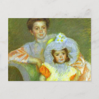 Postal Reine Lefevre y Margot. c. 1902, Mary Cassatt