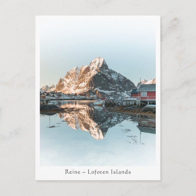 Postal Reine Lofoten (Anverso)