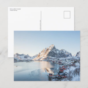 Postal Reine Lofoten Noruega