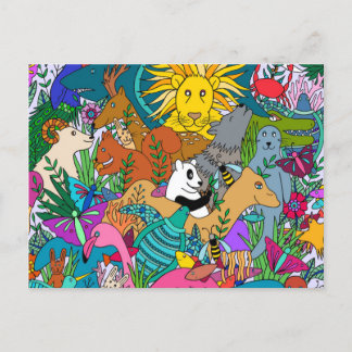 Postal Reino animal