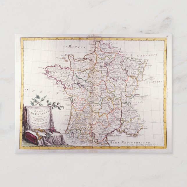 Postal Reino de Francia (Anverso)