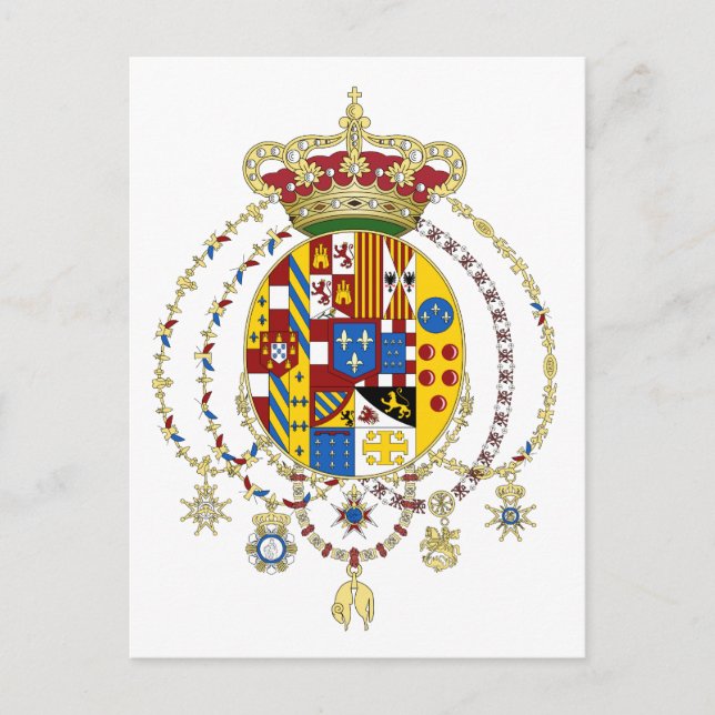 Postal Reino de las Armas Costeras de dos Sicilia Italia  (Anverso)
