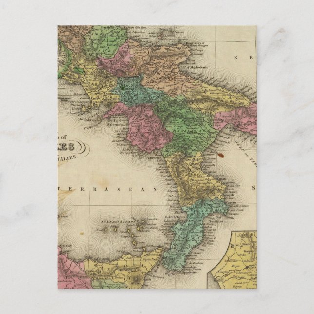 Postal Reino de Nápoles o de las dos Sicilia 2 (Anverso)