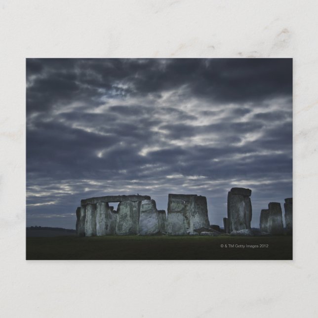 Postal Reino Unido, Stonehenge, visión escénica en el (Anverso)